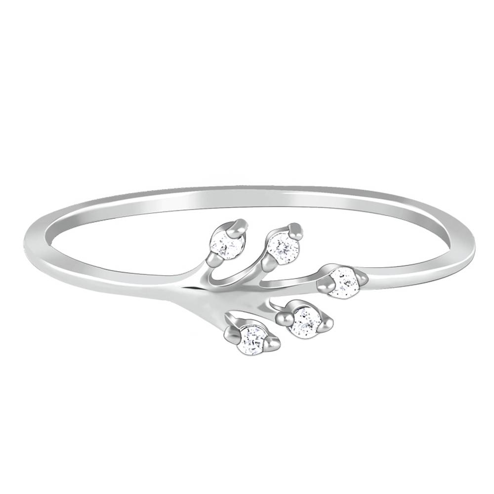Silver Leaflet Ring : R02317