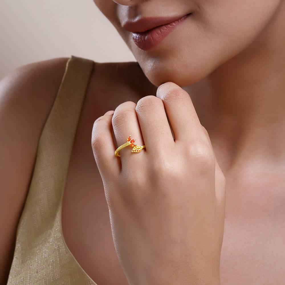Golden Isis Ring, Adjustable, Indian 12| Gifts For Women And Girls : R02320