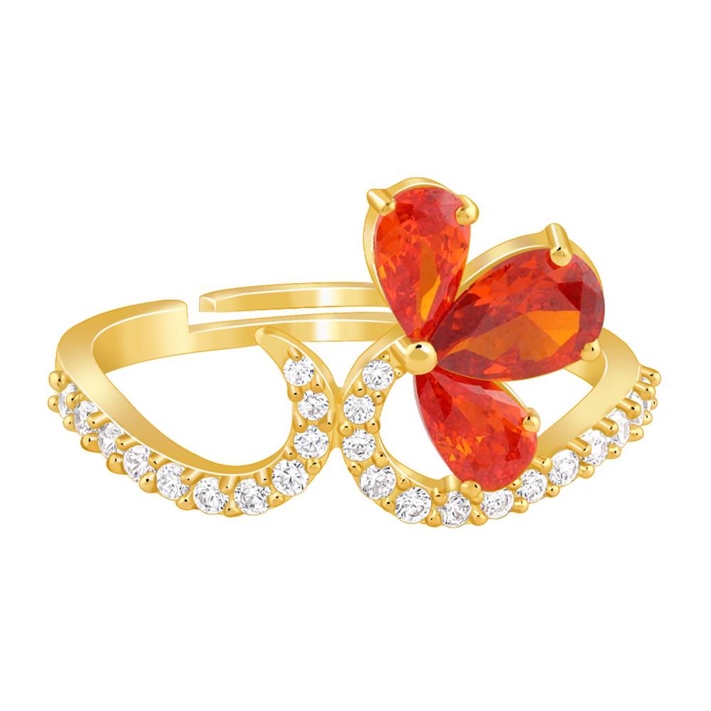 Golden Aurora Ring, Adjustable, Indian 12| Gifts For Women And Girls : R02321