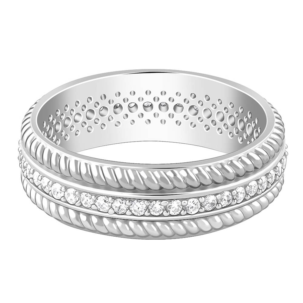 Giva 925 Silver Braided Border Ring For Him : R02409_17