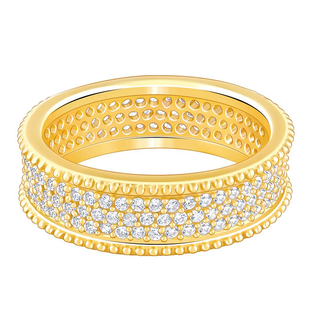 925 Silver Golden Bold Edge Ring For Him : R02413_17