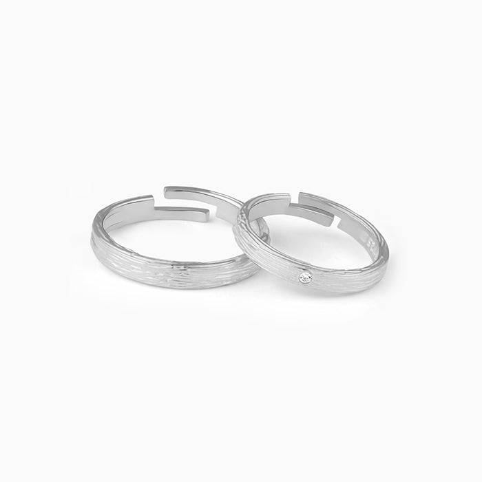 Silver Heart'S Song Couple Rings : R0261