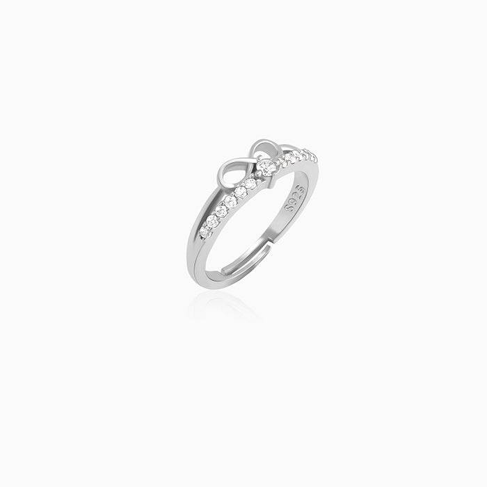 Silver Precious Heart Ring : R0265