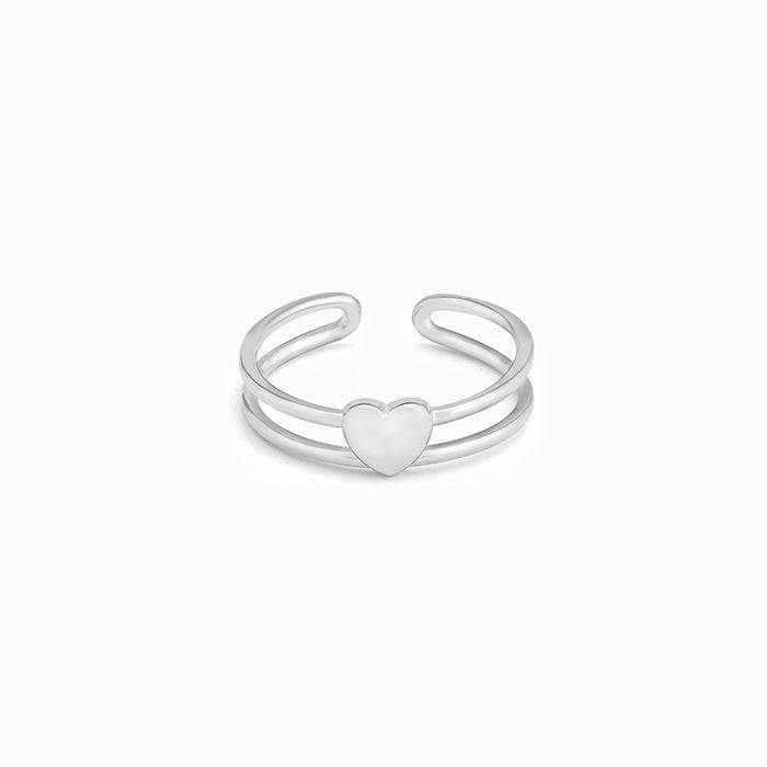 Silver From The Heart Ring : R0271