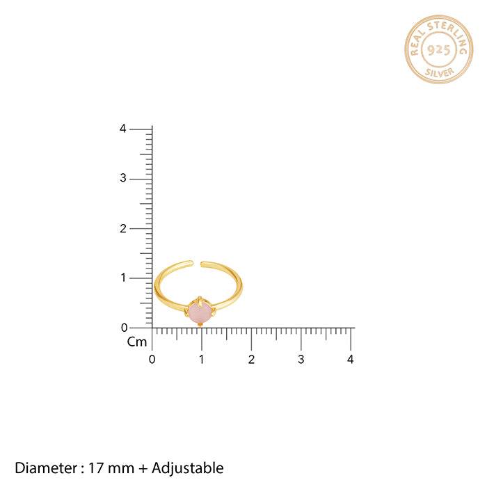 Golden Pink Romance Ring : R0273