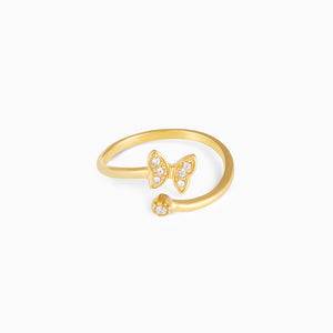 Golden Butterfly Bow Ring : R0285