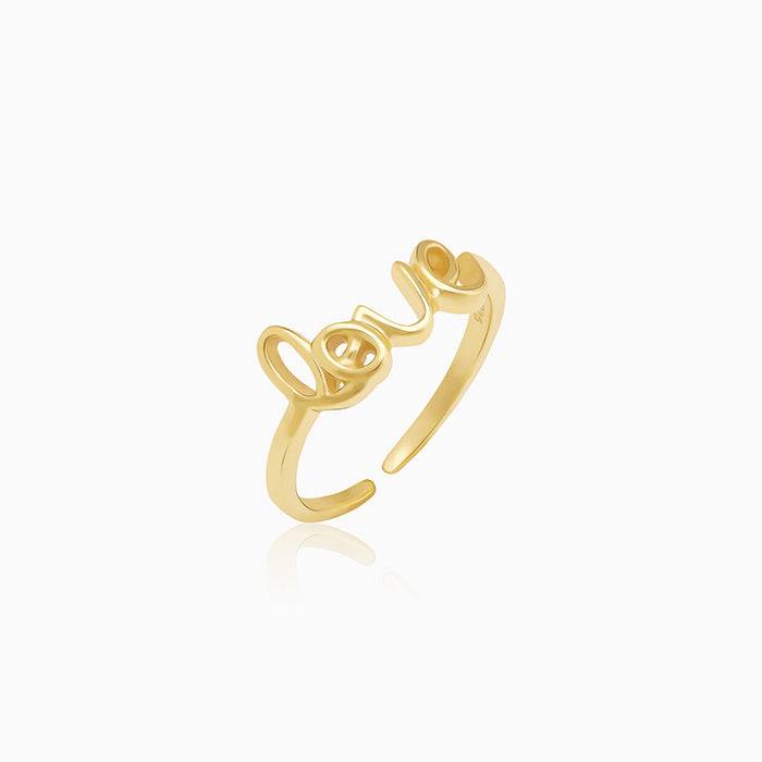 Golden Love Ring : R0286