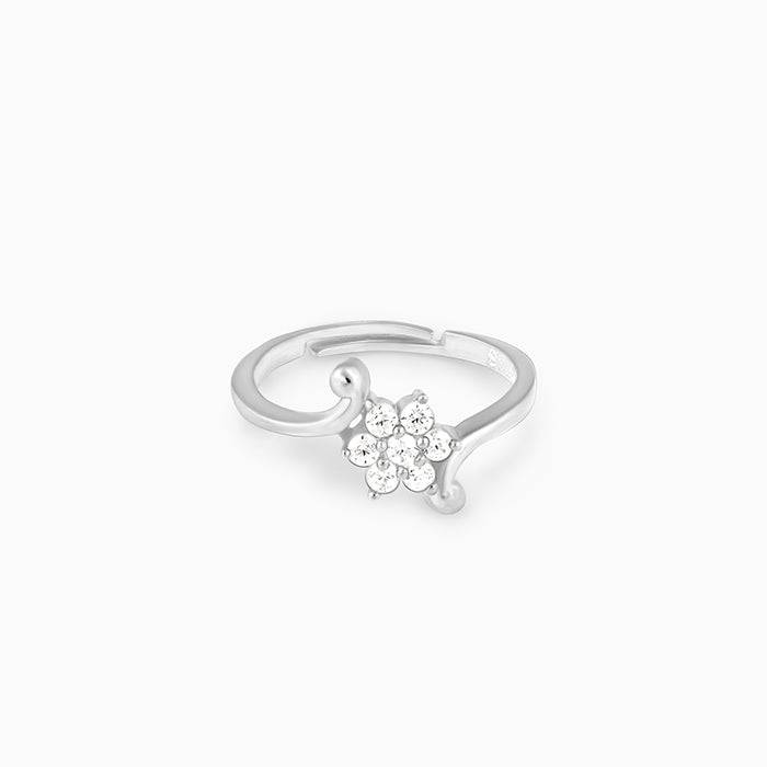 Silver Snowflake Ring : R0287
