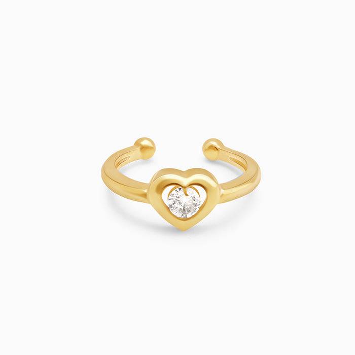 Golden Imagine Hearts Ring : R0289