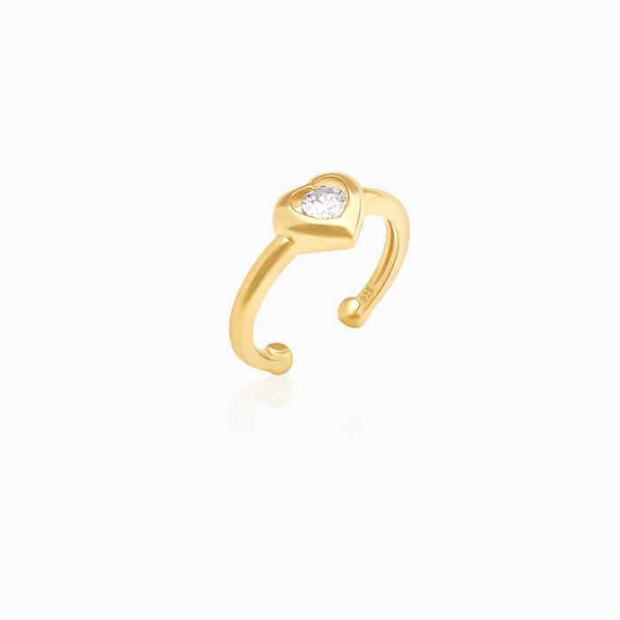 Golden Imagine Hearts Ring : R0289