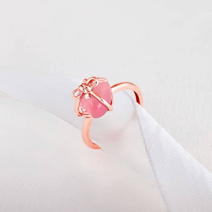 Rose Gold Gemstone Ring : R0398