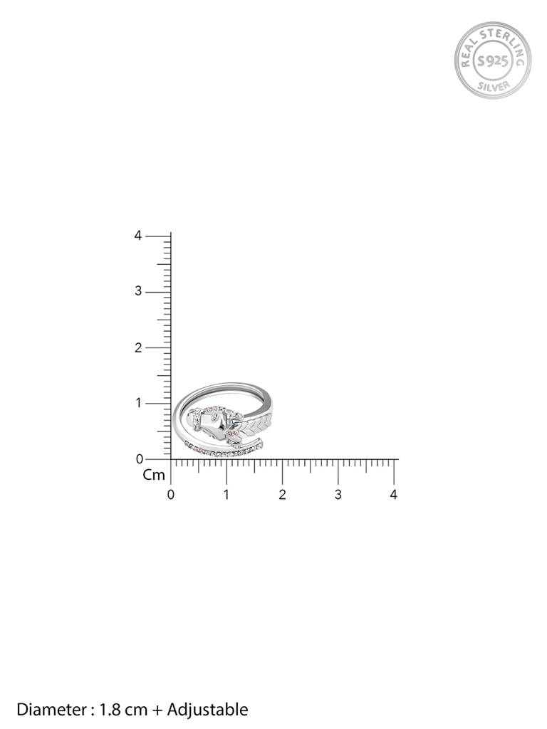 GIVA 925 Sterling Silver Horse Ring for Him