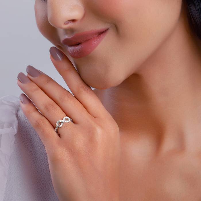 Silver Infinite Grace Ring : R0495