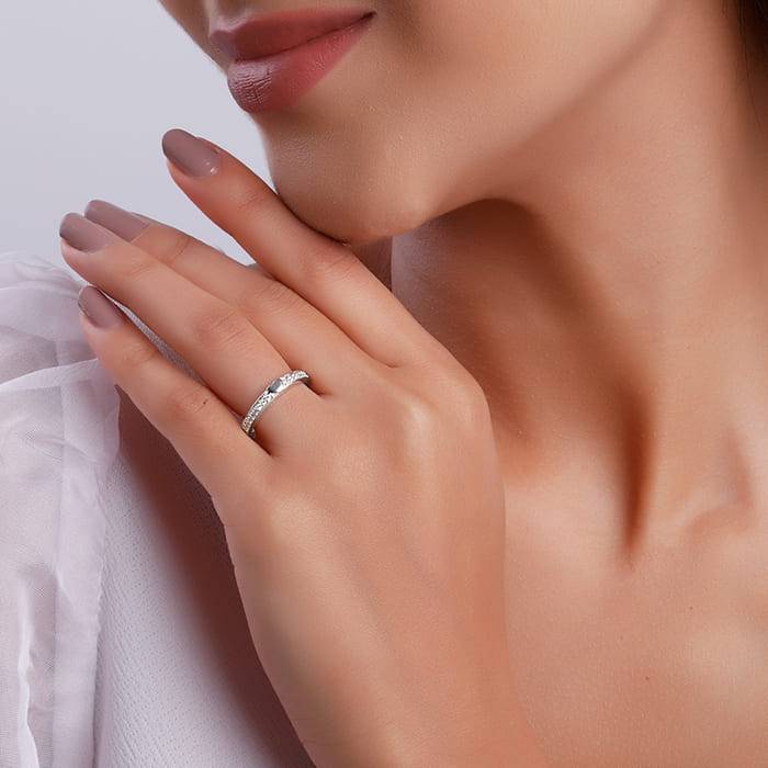 925 Silver Deeply In Love Ring : R0504