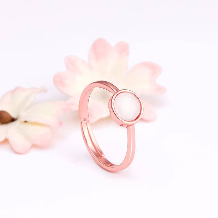 Rose Gold Blush Pink Ring : R0531