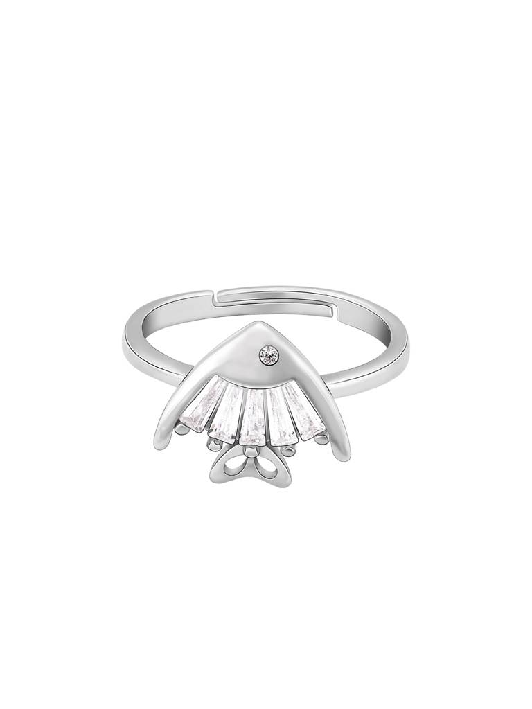 GIVA 925 Sterling Silver Lucky Fish Ring