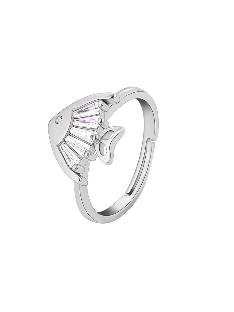 GIVA 925 Sterling Silver Lucky Fish Ring