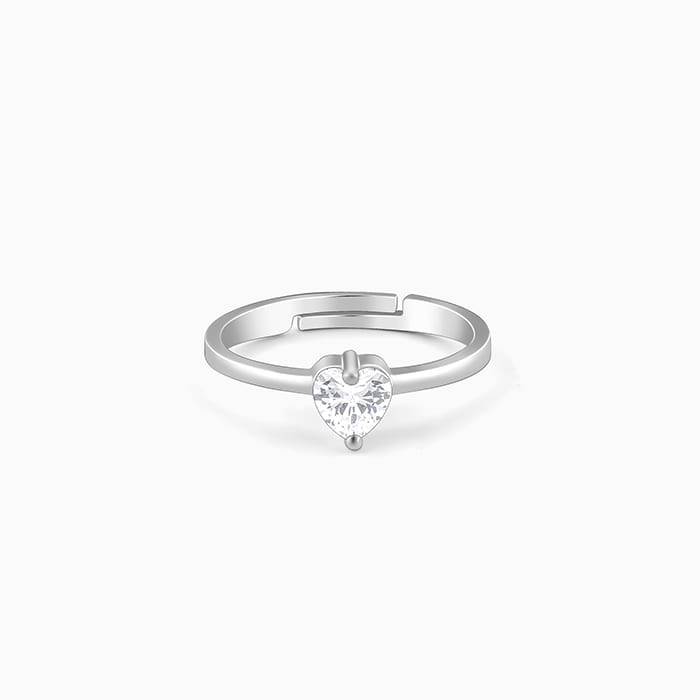 Silver Passionate Love Ring : R0633