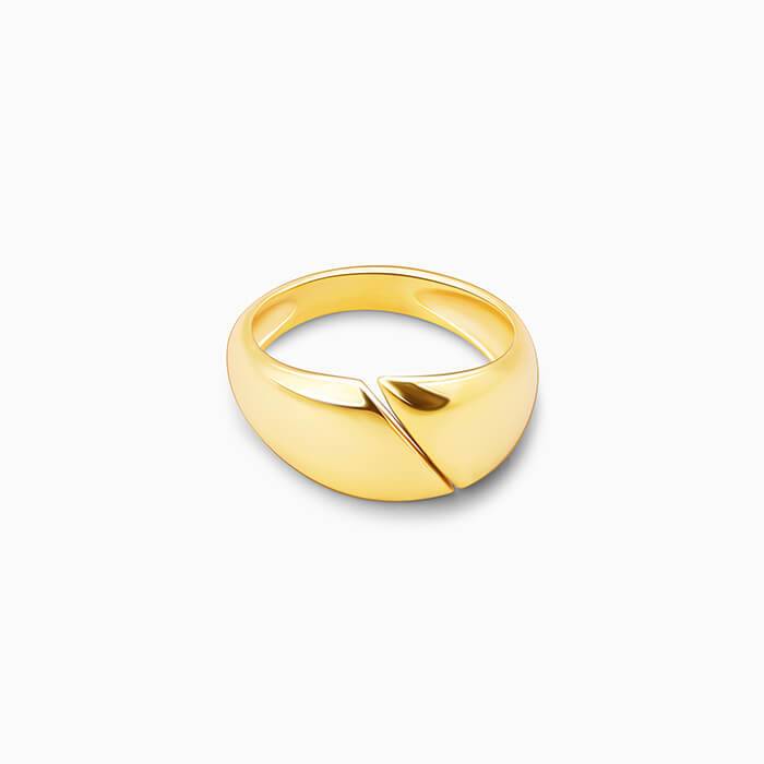 Golden Contemporary Ring : R0638