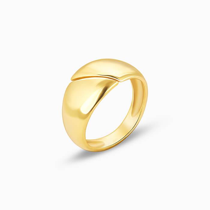 Golden Contemporary Ring : R0638