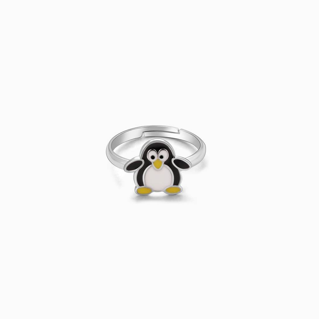 Silver Pingu Kids Ring : R0652