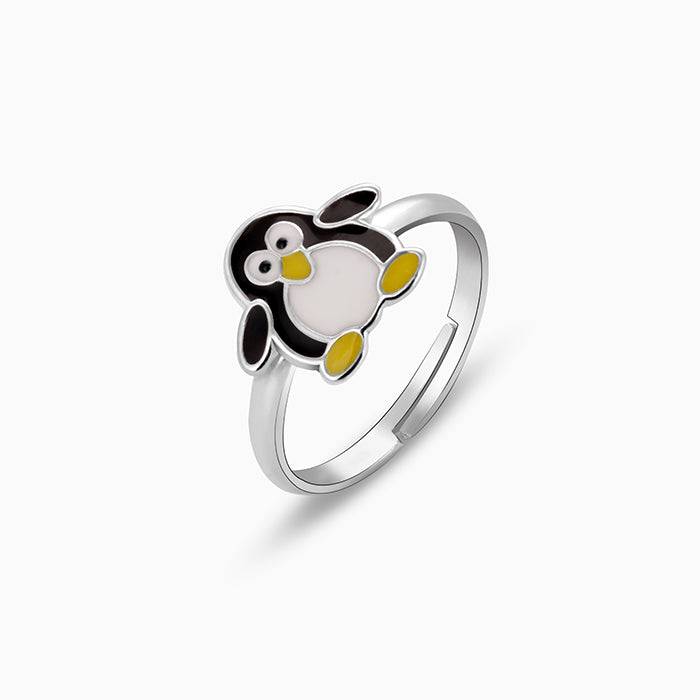 Silver Pingu Kids Ring : R0652