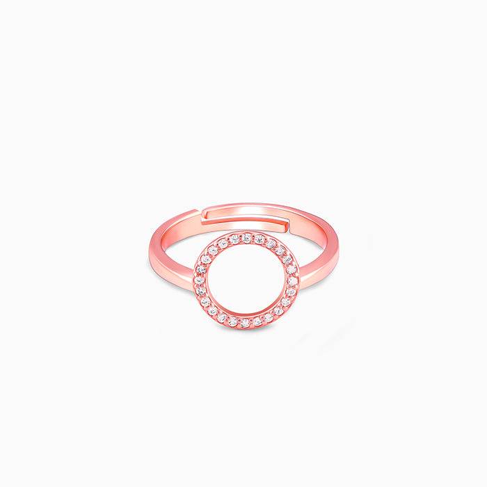 Rose Gold Connected For Life Ring : R0662