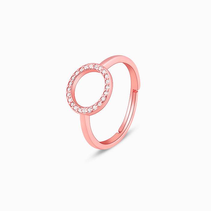 Rose Gold Connected For Life Ring : R0662