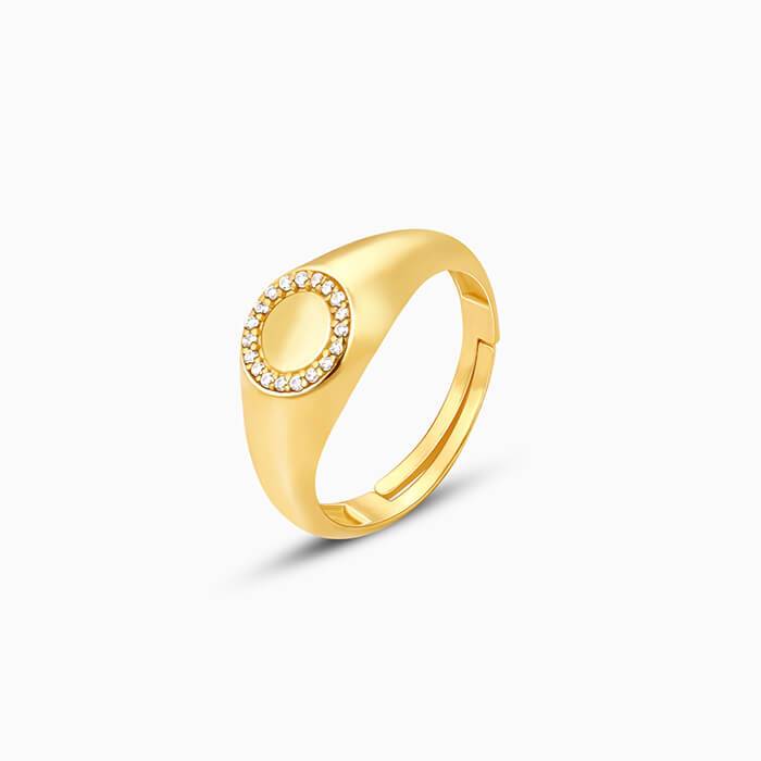 Golden Surrounded By Love Ring : R0663