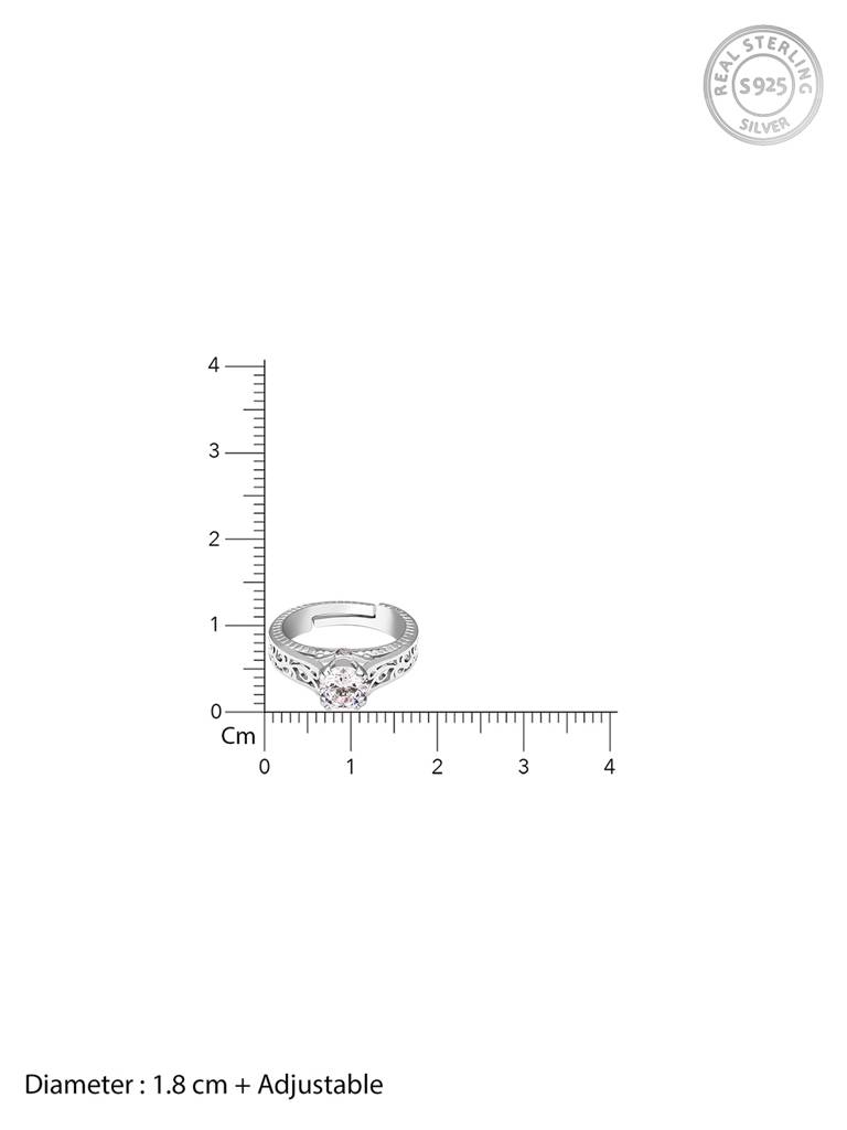 GIVA 925 Sterling Silver Shine Like A Star Filigree Ring