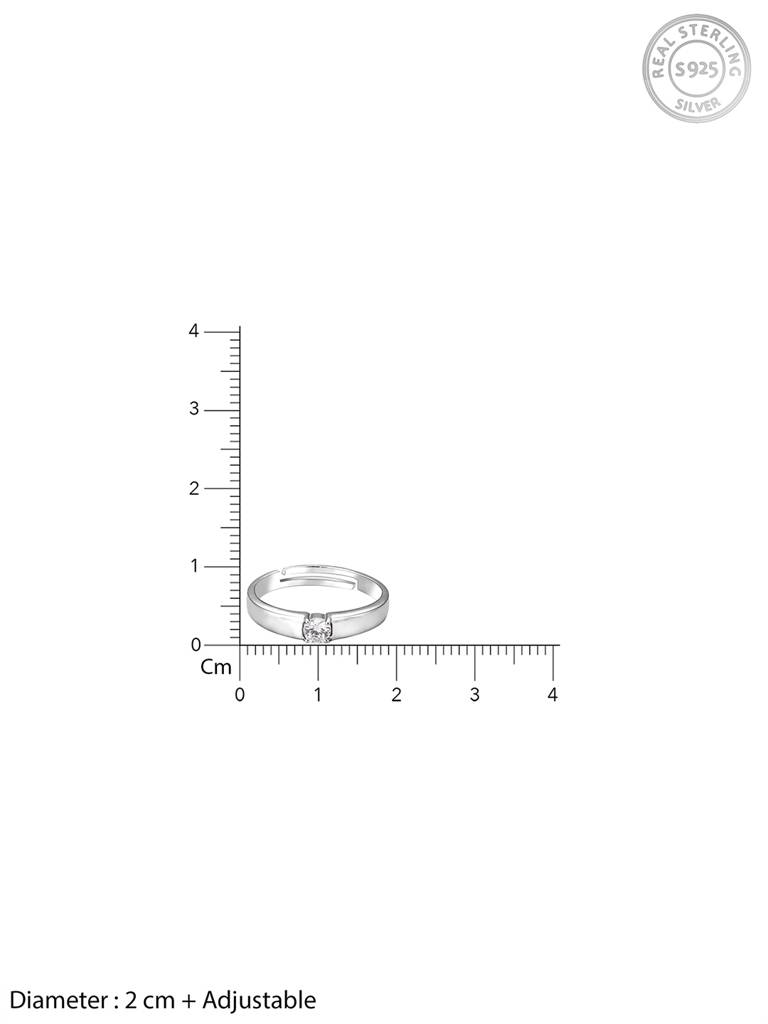 GIVA 925 Sterling Silver Zircon Love Ring
