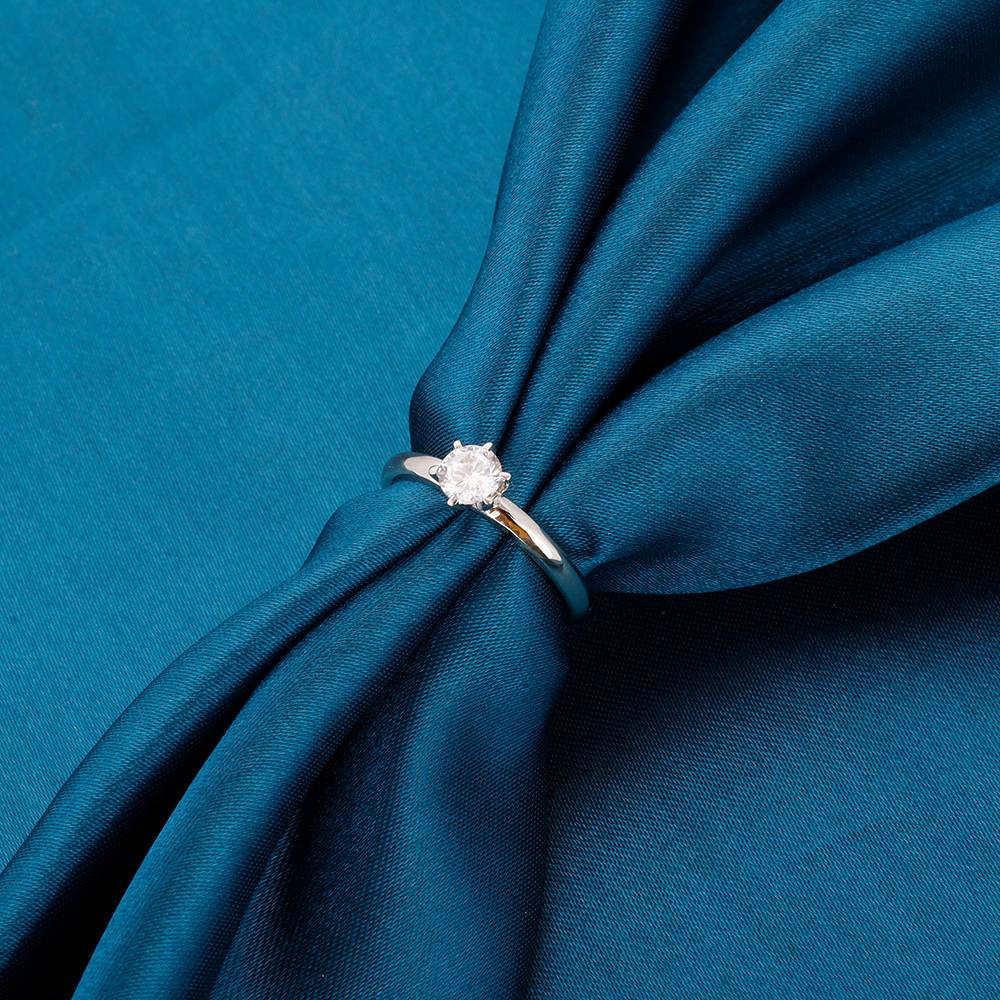 Silver Snowfall Ring Adjustable : R0691