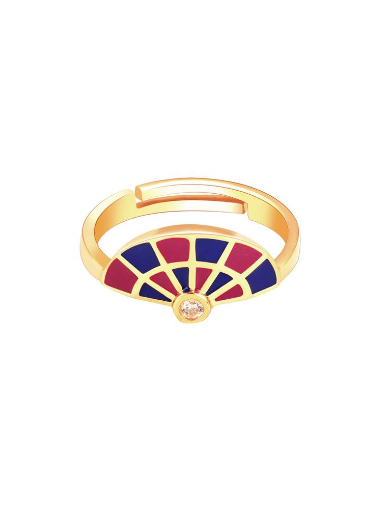 GIVA 925 Sterling Silver Golden St Peters Church Arch Ring