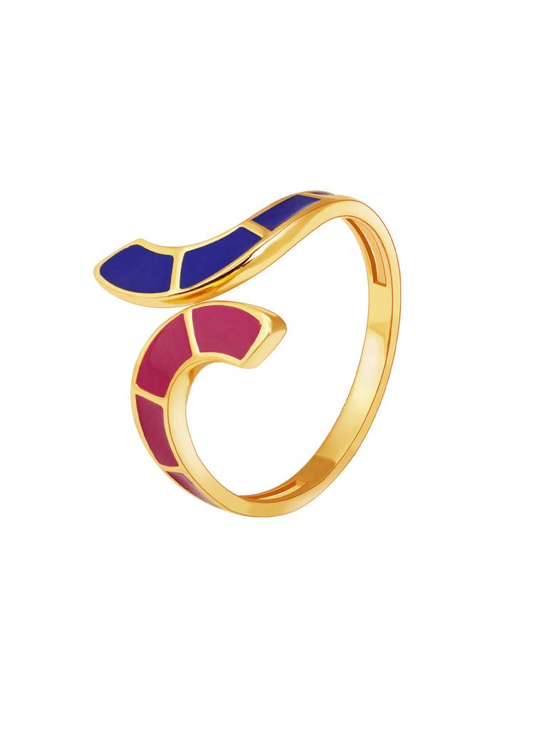 GIVA 925 Sterling Silver Golden Pantheon of Rome Ring