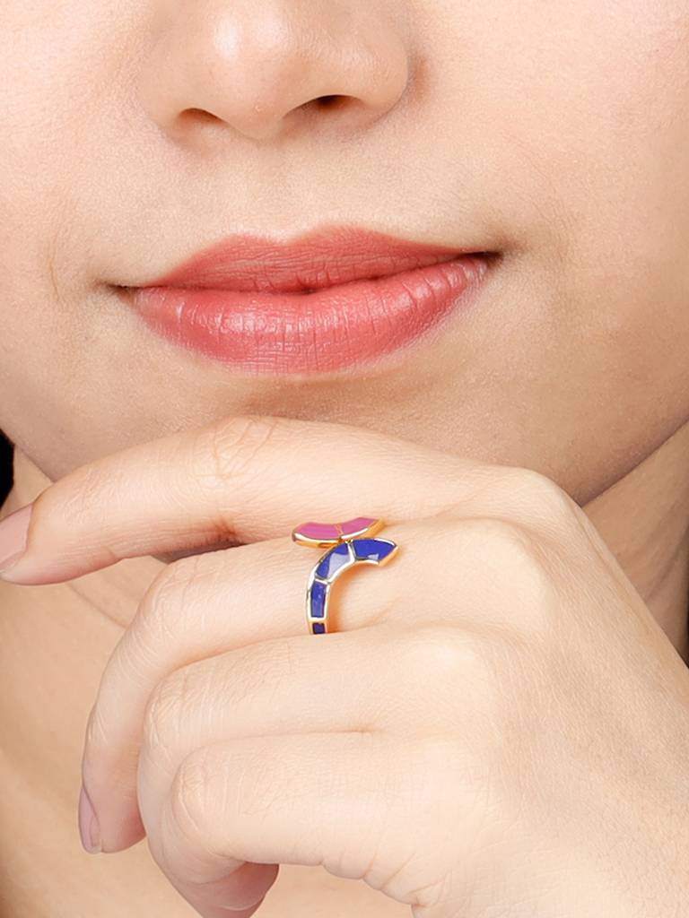 GIVA 925 Sterling Silver Golden Pantheon of Rome Ring