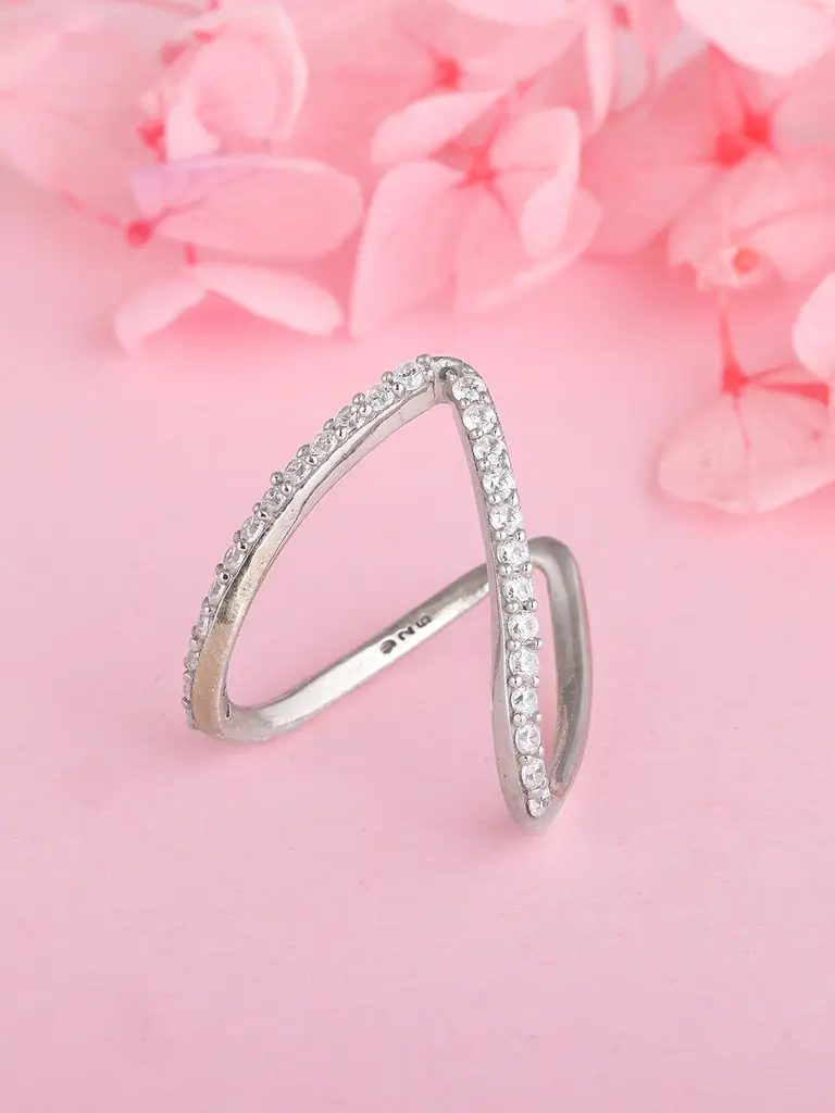 Giva 925 Sterling Silver Beautiful Vanki Ring