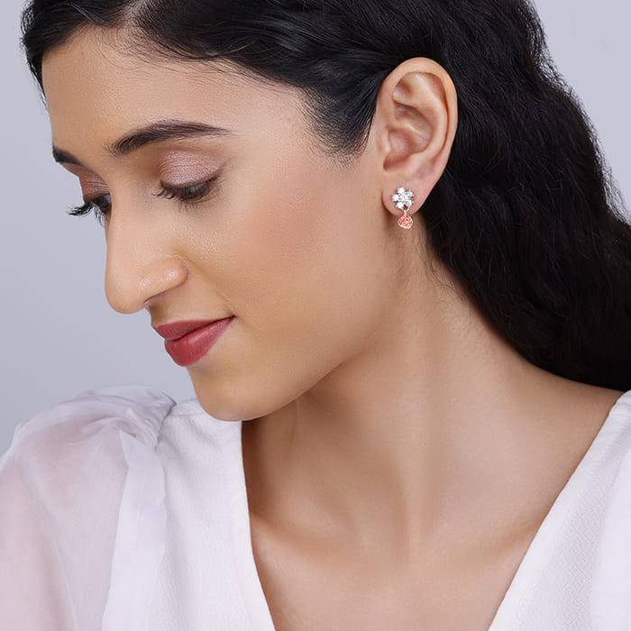 Giva 925 Silver Studded Rose Set Of Four| Gifts For Women And Girls | With Certificate Of  : R071PD02289ER02623BR0927