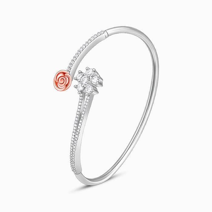 Giva 925 Silver Studded Rose Set Of Four| Gifts For Women And Girls | With Certificate Of  : R071PD02289ER02623BR0927