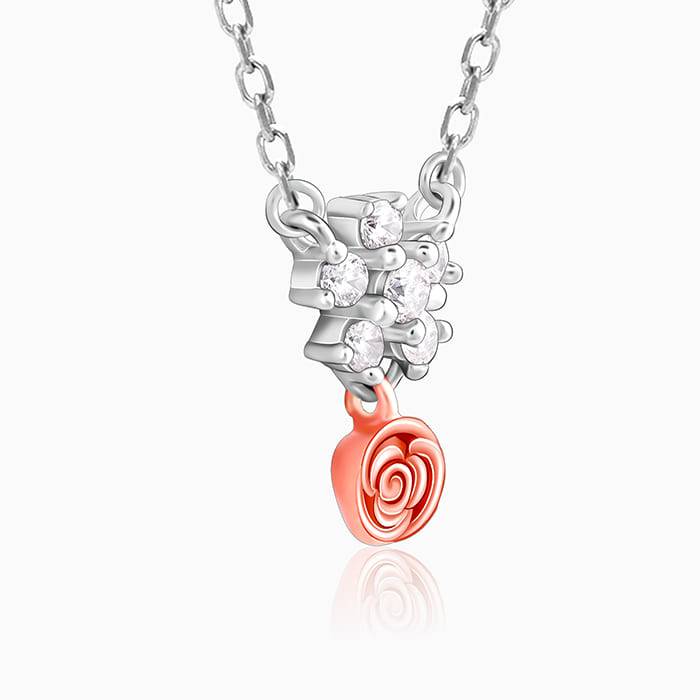 Giva 925 Silver Studded Rose Set Of Four| Gifts For Women And Girls | With Certificate Of  : R071PD02289ER02623BR0927