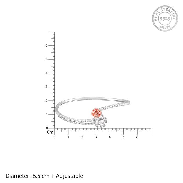 Giva 925 Silver Studded Rose Set Of Four| Gifts For Women And Girls | With Certificate Of  : R071PD02289ER02623BR0927