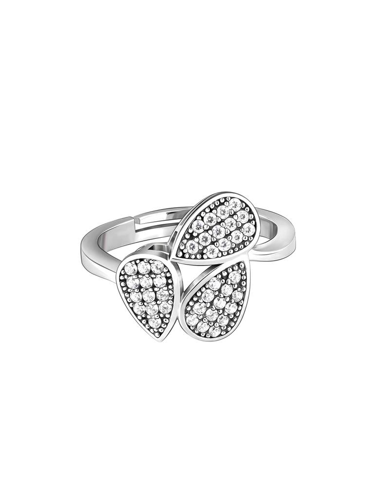 GIVA 925 Sterling Silver Anushka Sharma Silver Leafy Tale Ring