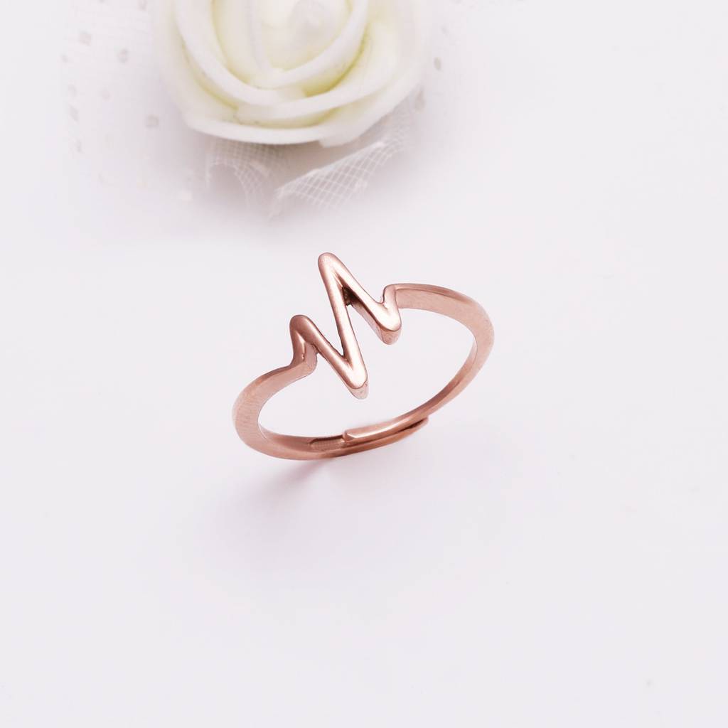925 Silver Rose Gold Full Of Love Ring Set| Gifts For Women And Girls : R0242R074
