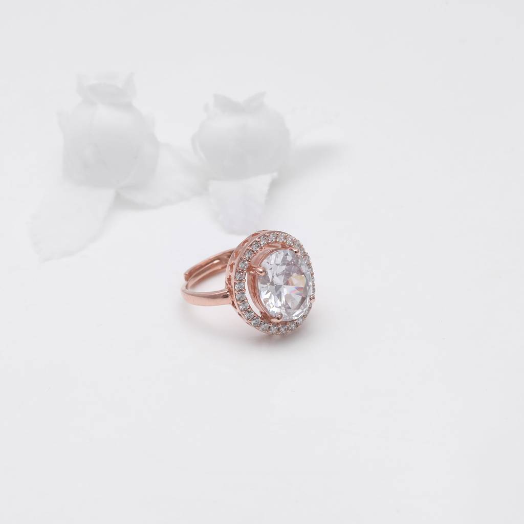 925 Silver Rose Gold Classic Set| Gifts For Women And Girls : ER01276PD01233R075