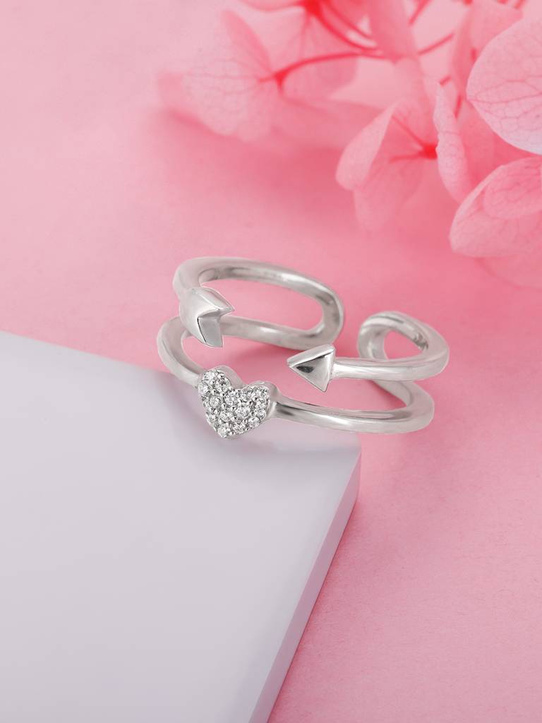 Giva 925 Sterling Silver You Won My Heart Ring