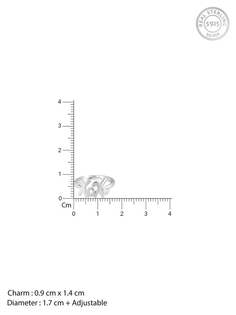 GIVA 925 Sterling Silver Hugs and Kisses Rings