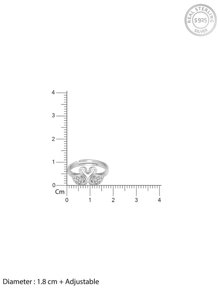 GIVA 925 Sterling Silver Swim In Love Ring