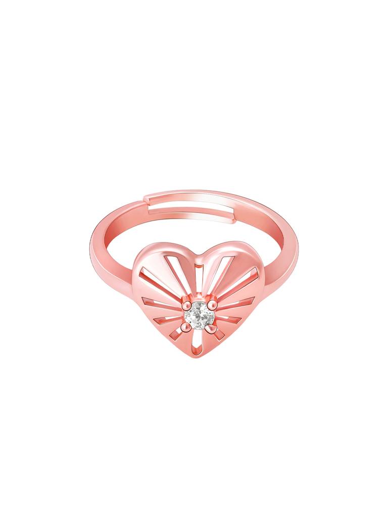 GIVA 925 Sterling Silver Rose Gold Sunshine of My Life Ring