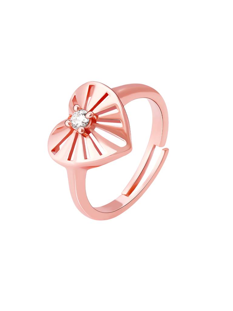 GIVA 925 Sterling Silver Rose Gold Sunshine of My Life Ring