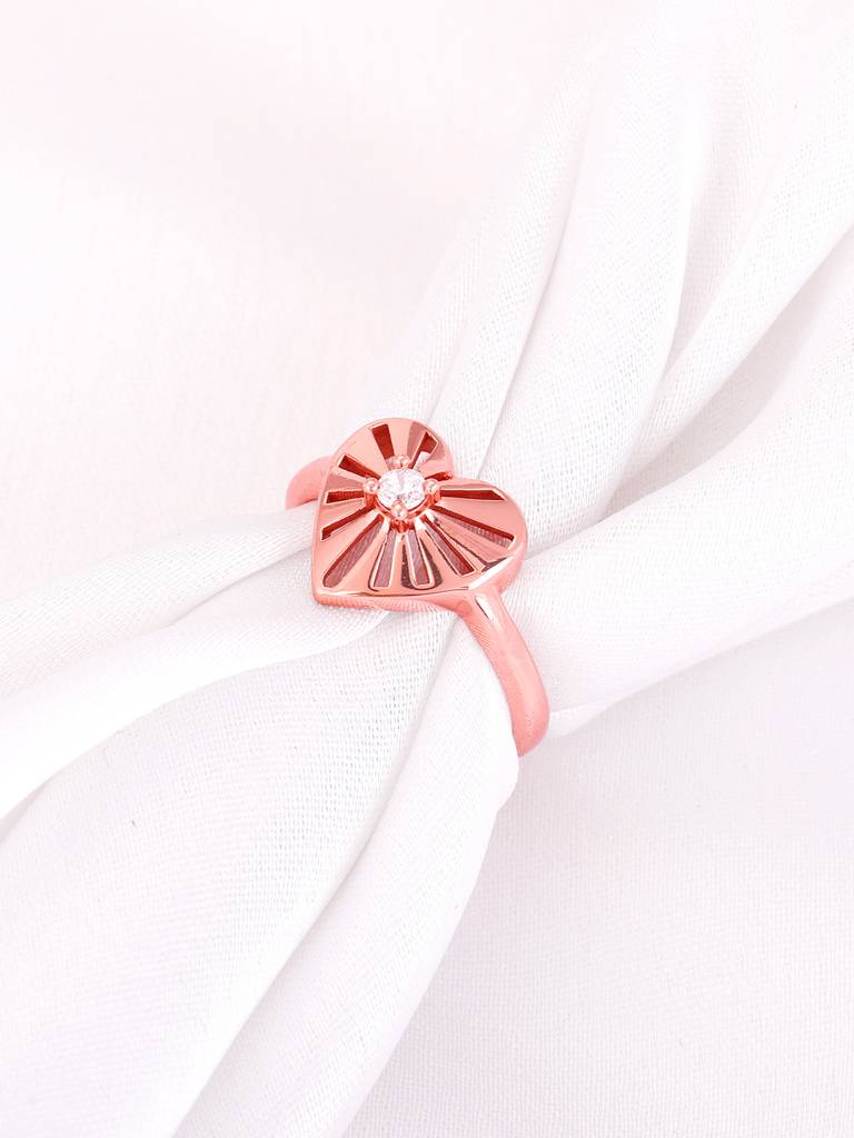 GIVA 925 Sterling Silver Rose Gold Sunshine of My Life Ring