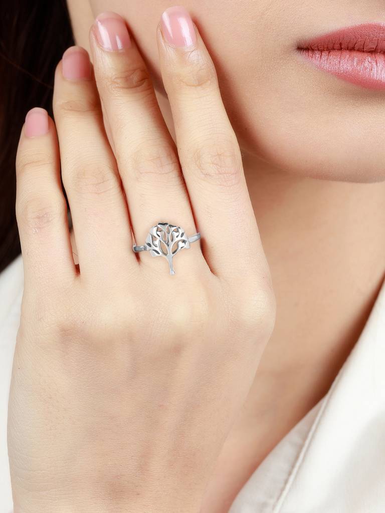 GIVA 925 Sterling Silver Tree Of Love Ring